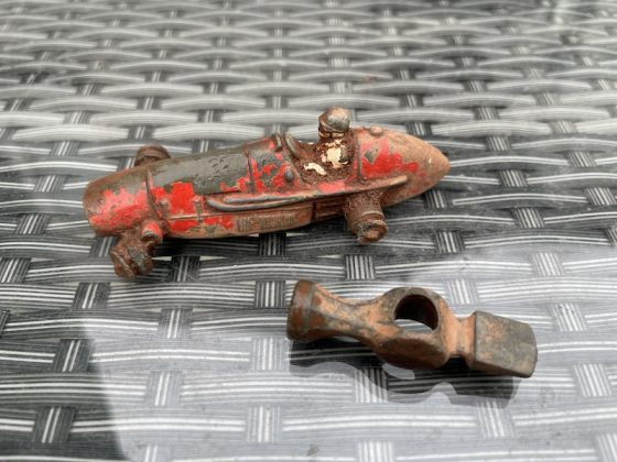 An old toy car